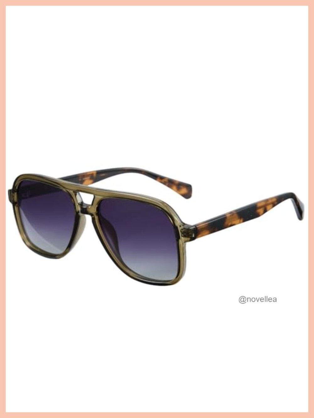 Polarized Aviator Sunglasses UV400 Protection Acetate Frame Unisex
